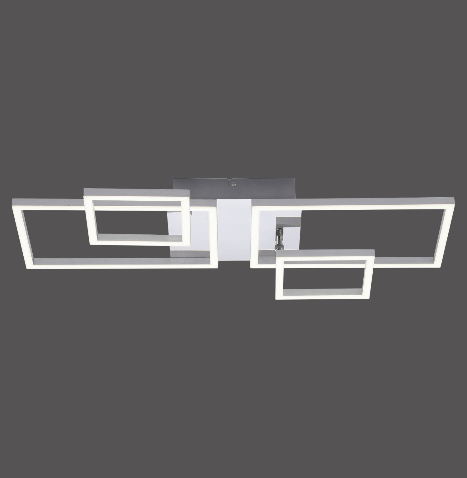Lampe de plafonnier LED ajustable en acier L:65 cm 3000 K