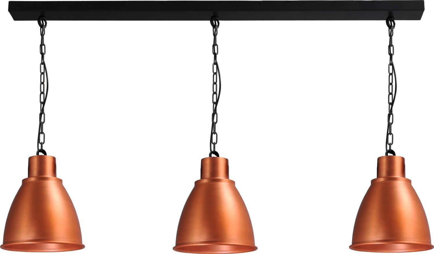 Grande lampe à suspendre en cuivre design industriel loft