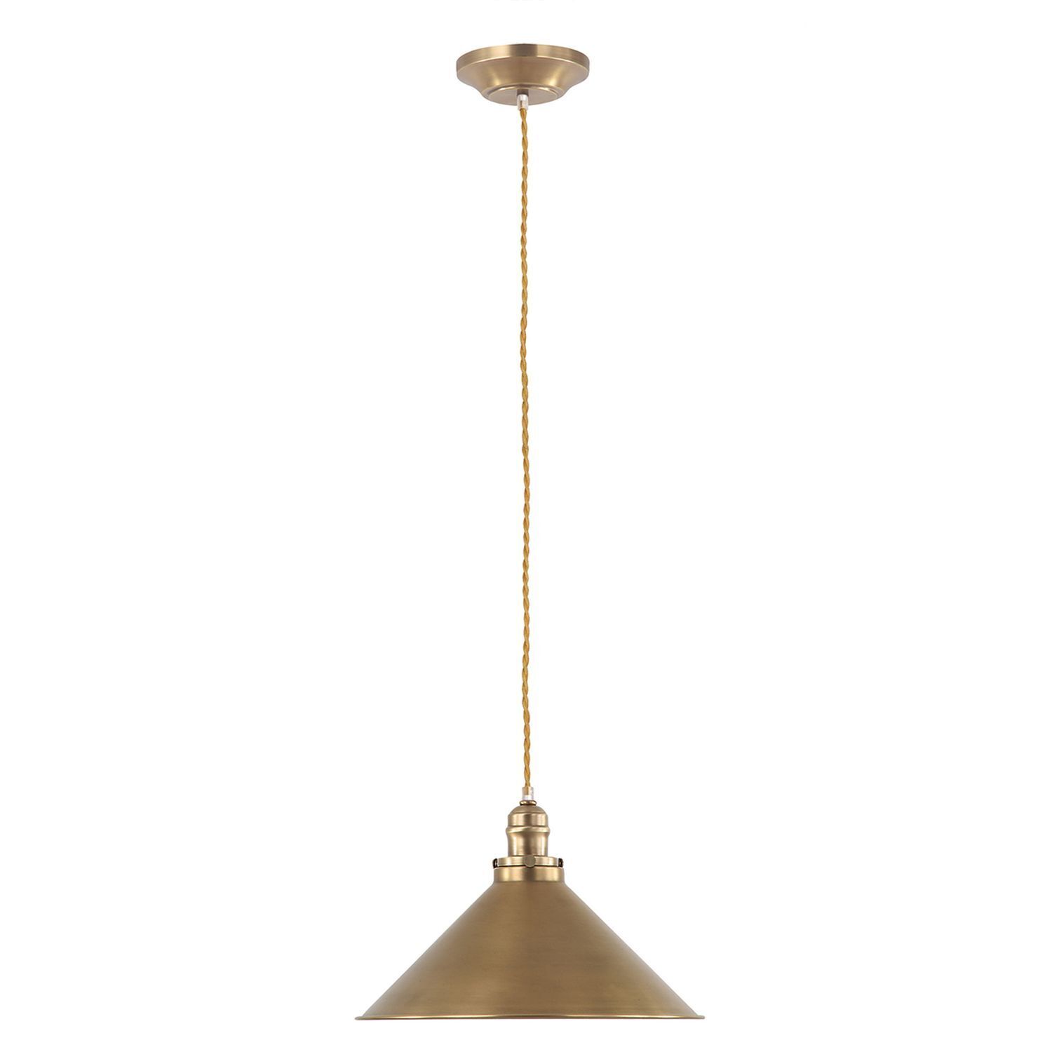 Plafonnier ISMENE en laiton Ø30cm Lampe