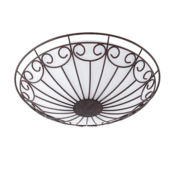 Deckenlampen Rustikal deko-schale, metallkorb, runde schale, ornament-bleck, filigrane spirale