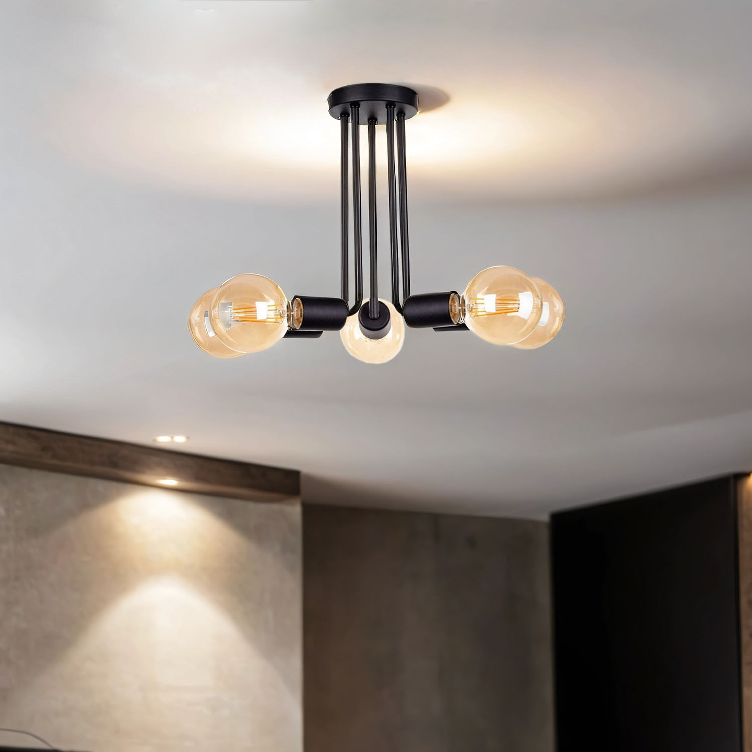 Deckenleuchte, Kronleuchter, Lampe, Leuchte