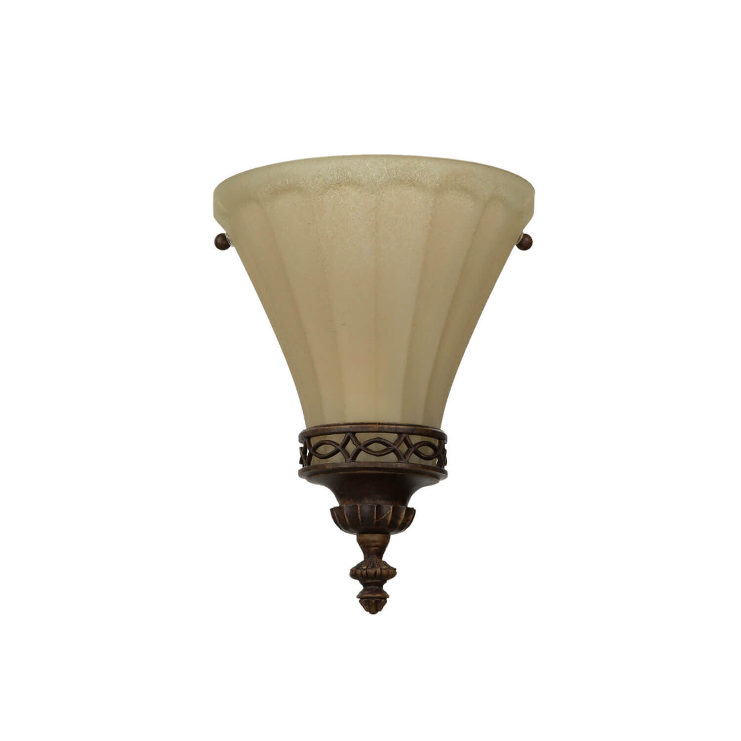 Applique ANABELL 1 Marron Lampe rustique Bras éblouissant