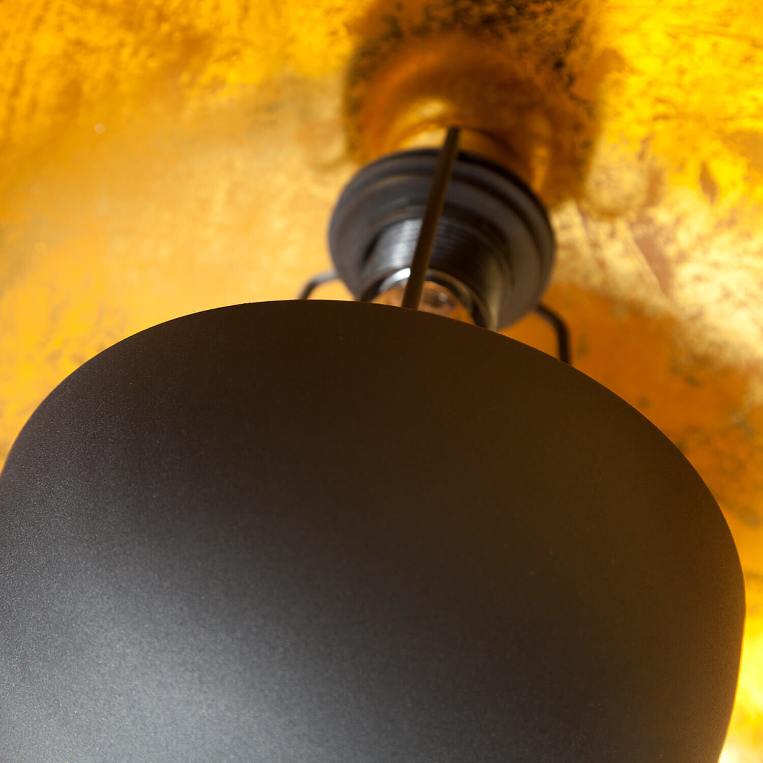 Suspension ronde Ø55cm Retro noir or Beleuchtung, Lampe, Licht, Lampenschirm