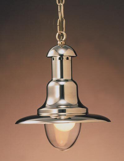 Lampe à suspendre table à manger laiton verre Maritim Ø35cm
