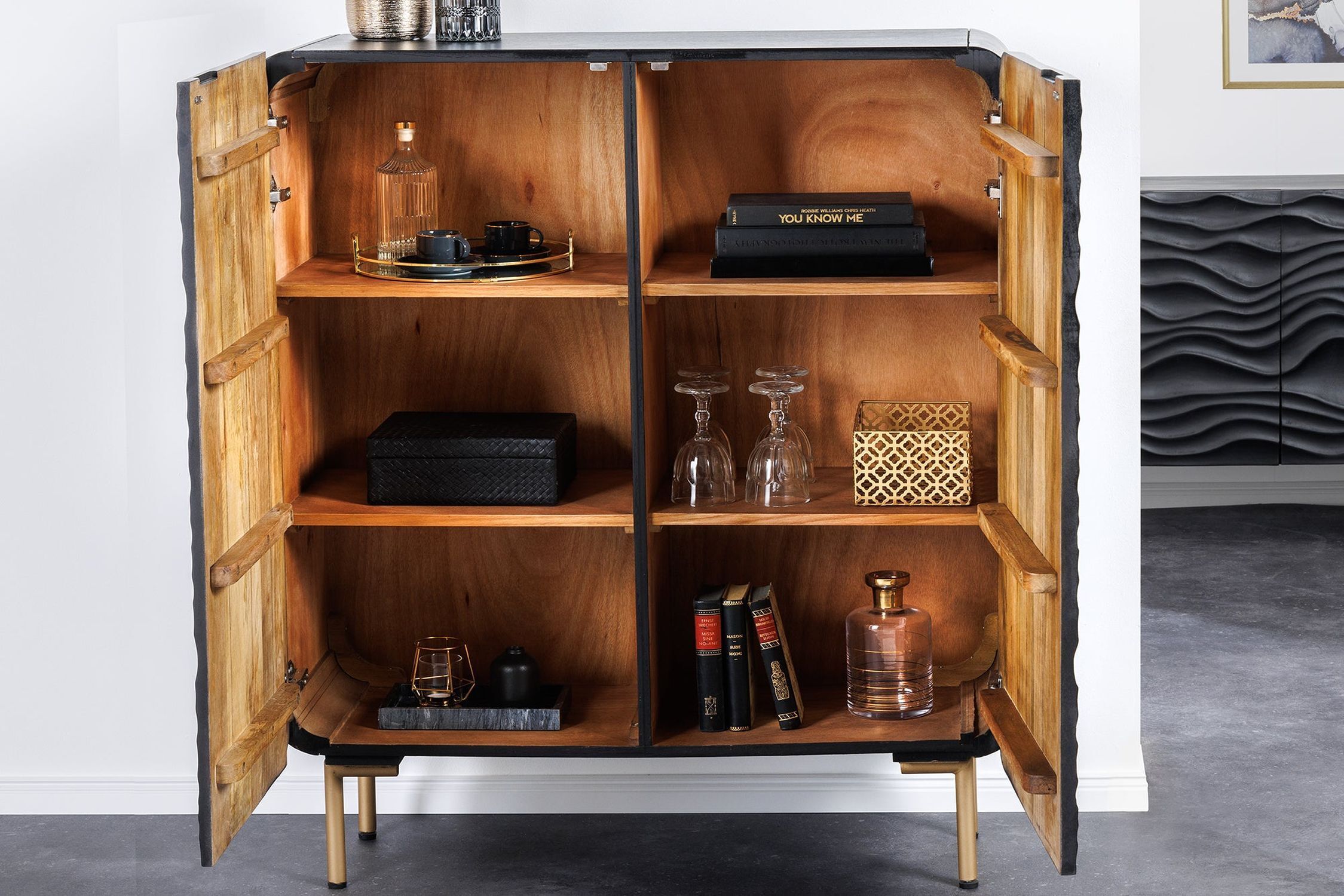 Holz, Innenarchitektur, Mobiliar, Anrichte, Hartholz