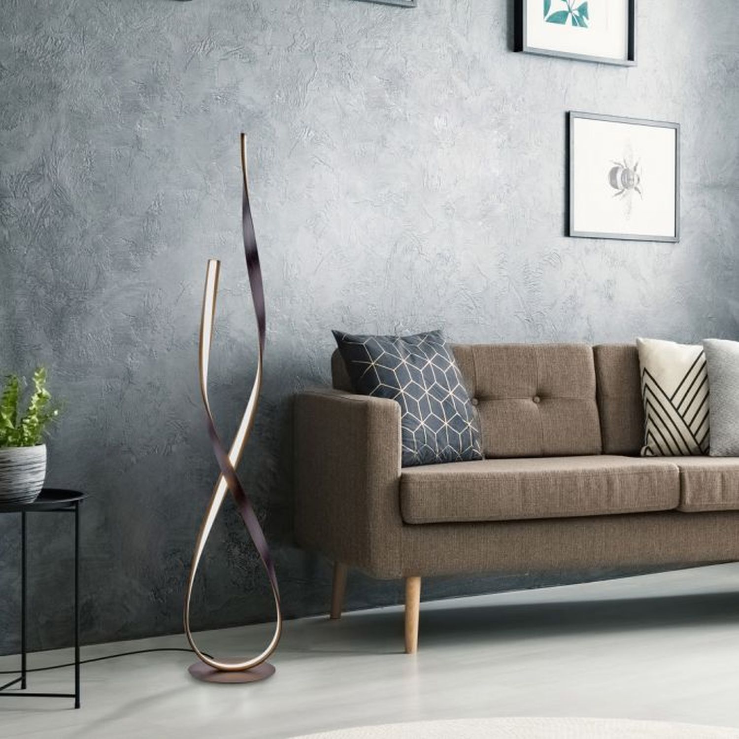 Lampe, Couch, Mobiliar, Stehlampe