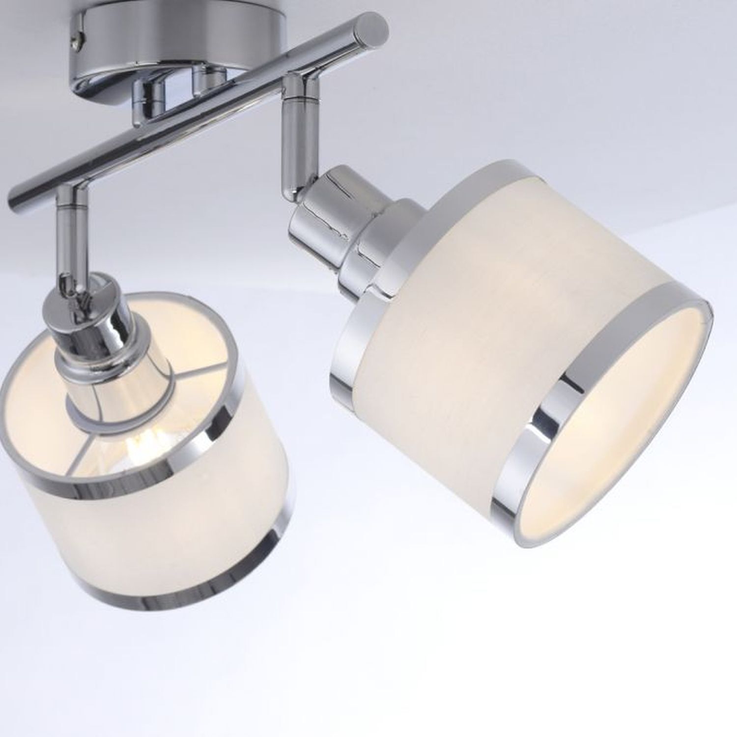 Spot de plafond réglable chrome métal E14 faible éblouissement Leuchte, Klebeband