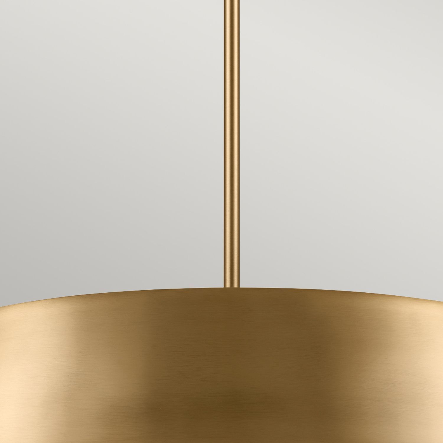 Plafonnier rond 4x E14 réglable en hauteur en laiton TILLY