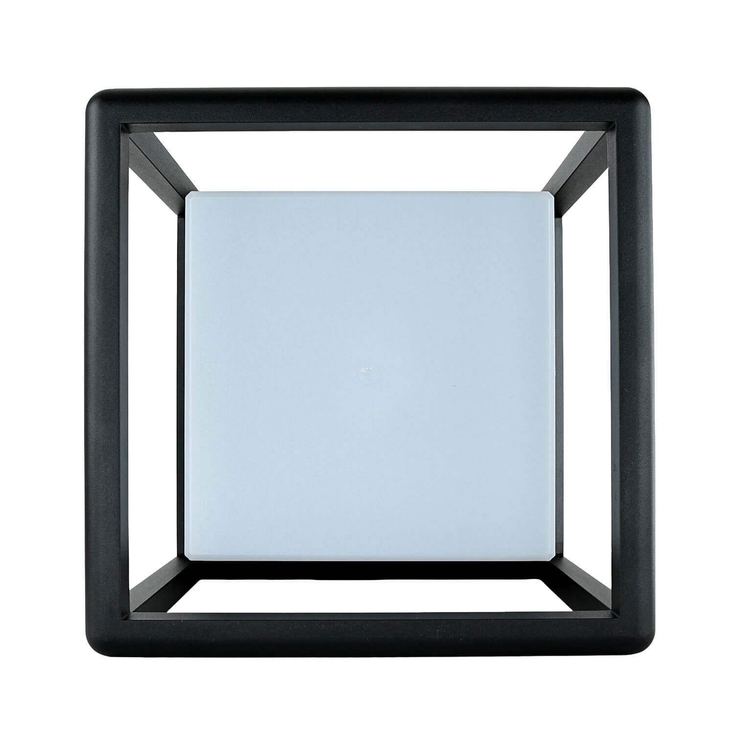 Luminaire de socle aluminium E27 IP65 25,5 cm graphite carré Luminaire de socle aluminium E27 IP65 25,5 cm graphite carré