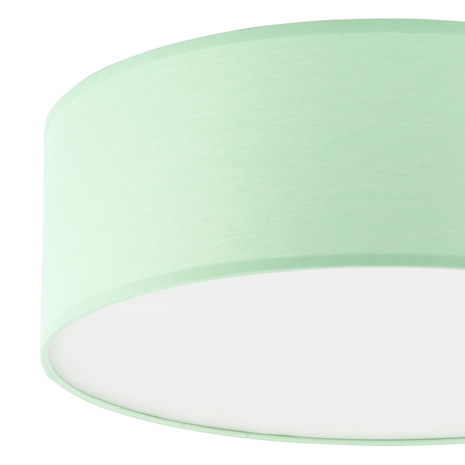 Lampe de plafond vert Ø 38 cm rond plat chambre d'enfant