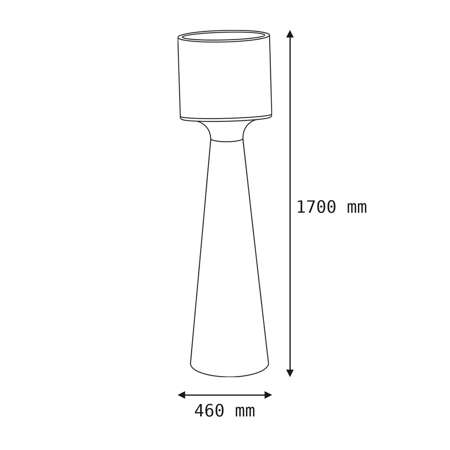Lampenschirm, Lampe, Tischlampe, Mid-Century, Abmessungen 1700x460 mm