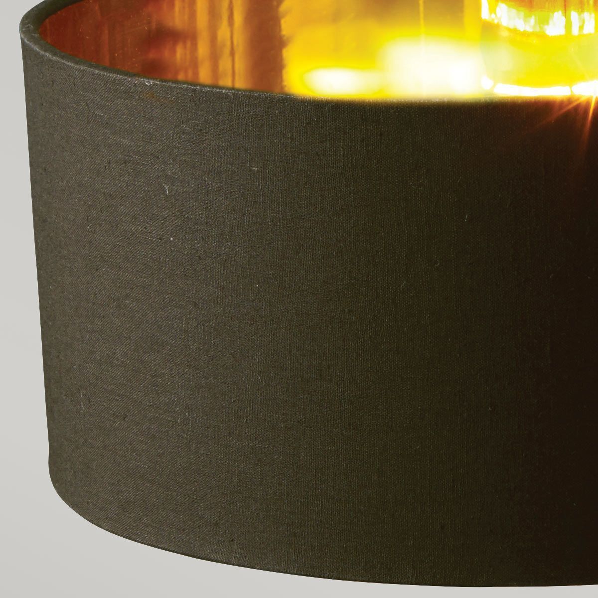 Lampe de table noir laiton E27 66 cm de haut métal tissu