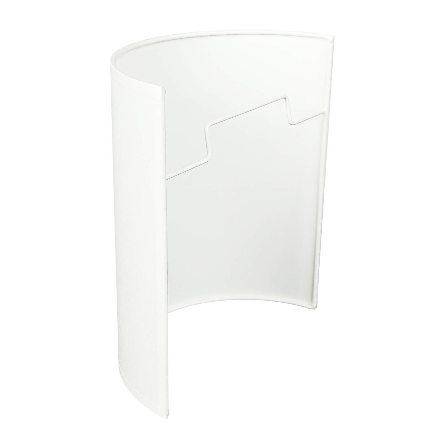 Applique murale ALICE en tissu blanc Abat-jour moderne Manschette