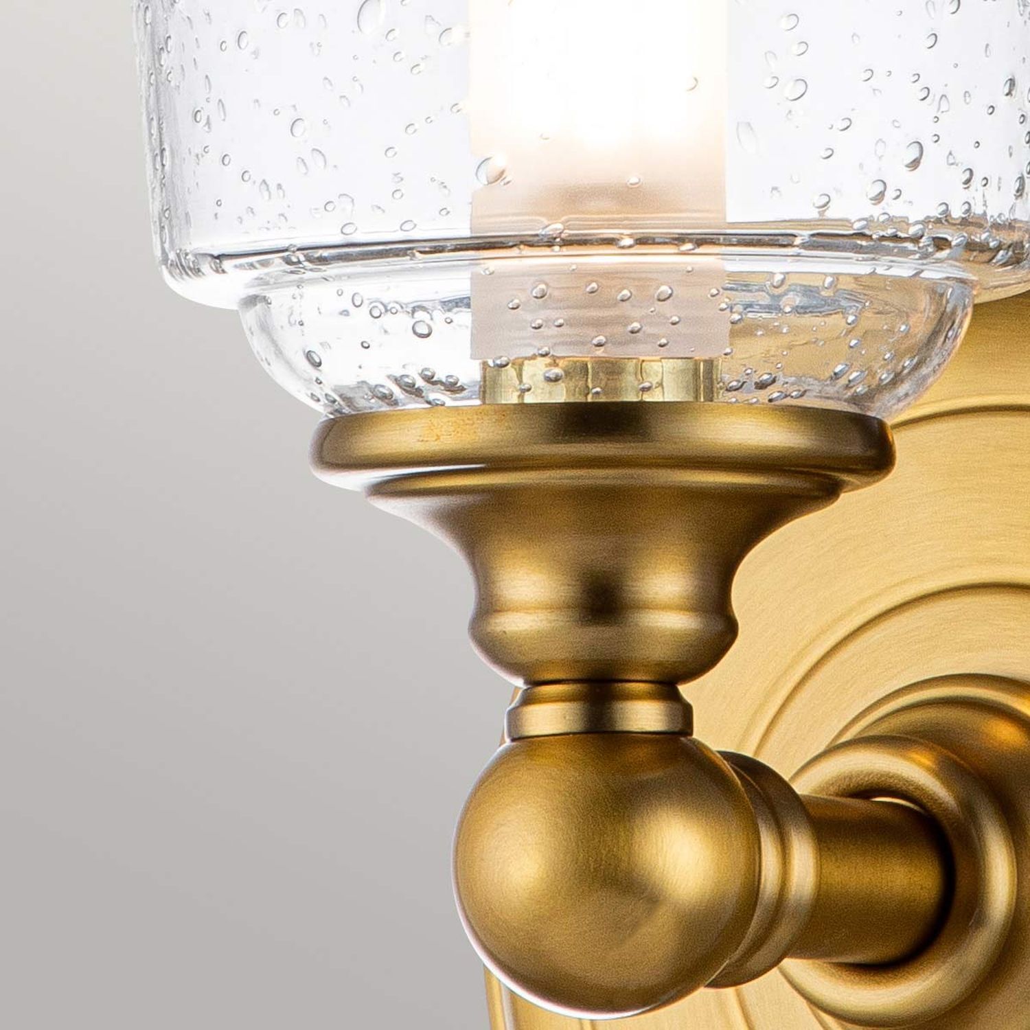 Lampe de salle de bain murale LED G9 IP44 blanc chaud 3000 K verre métal