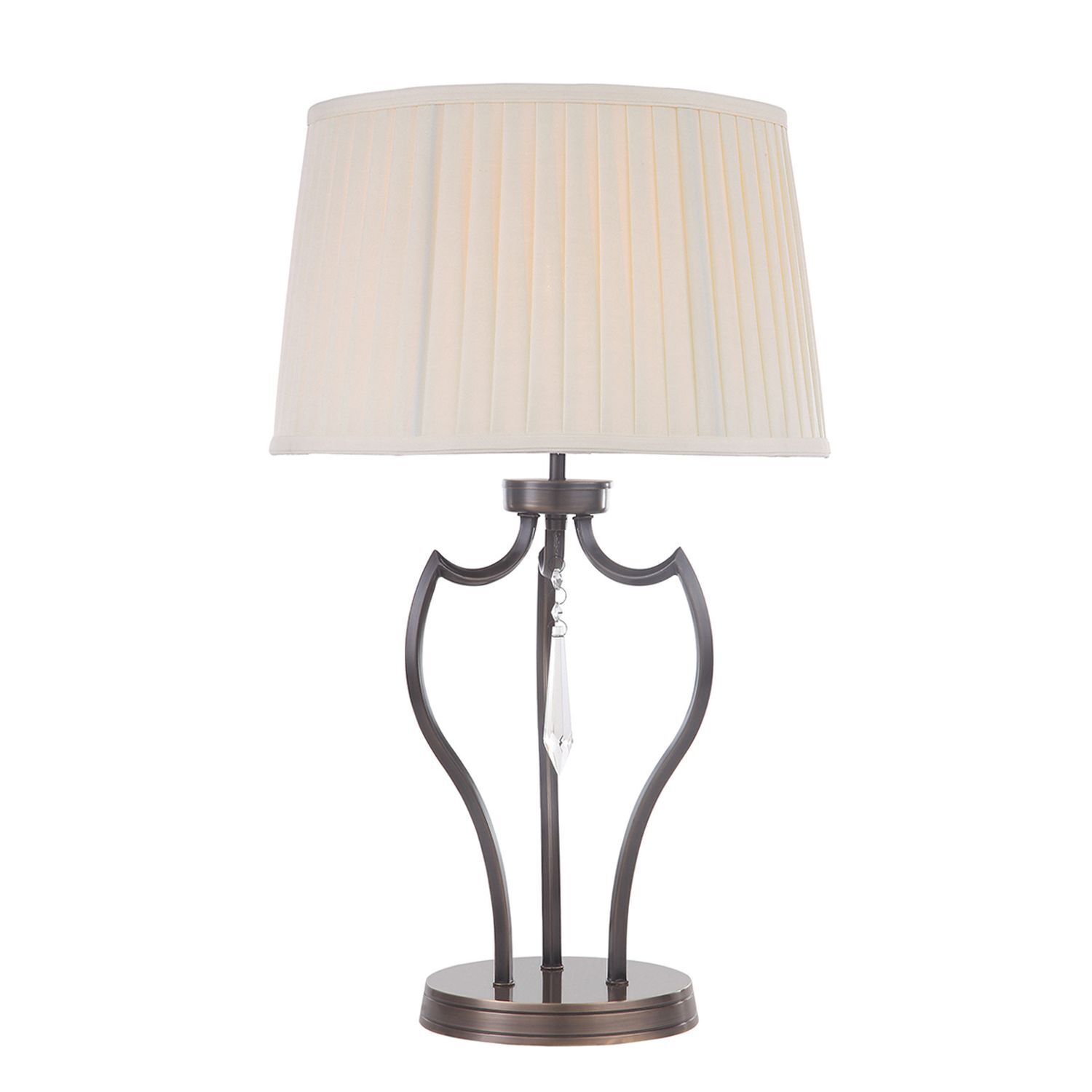 Lampe de table CANDELA 12 laiton bronze H:60cm Lampe