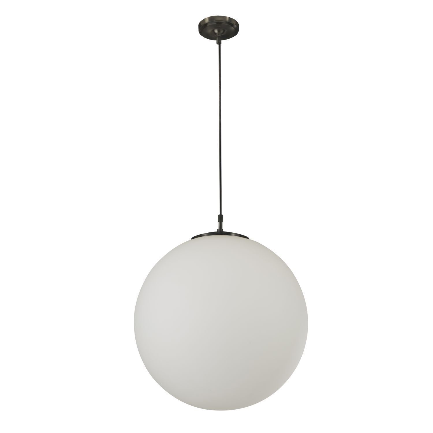 Kugel Lampe suspendue Abat-jour en verre Métal L:30 cm faible éblouissement