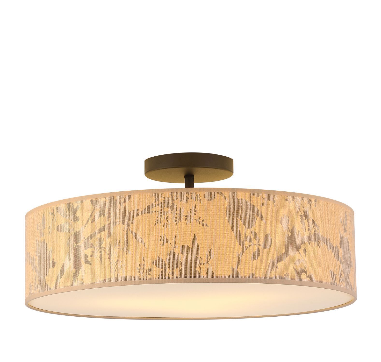 Plafonnier décoratif motif bambou E27 3-flamme Deckenleuchte, Lampe, Leuchte