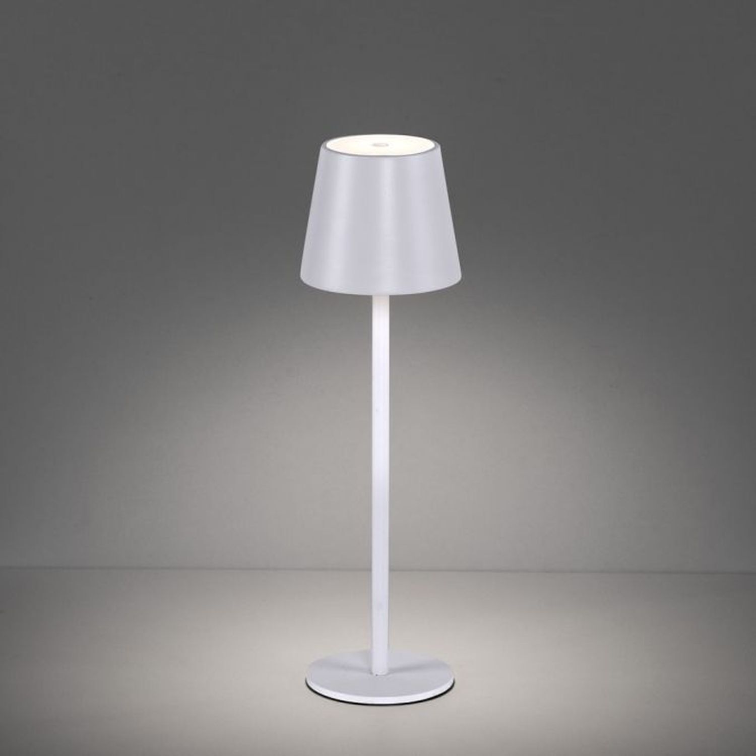 Lampe de table LED rechargeable Métal IP54 Touch Variation 3000 K