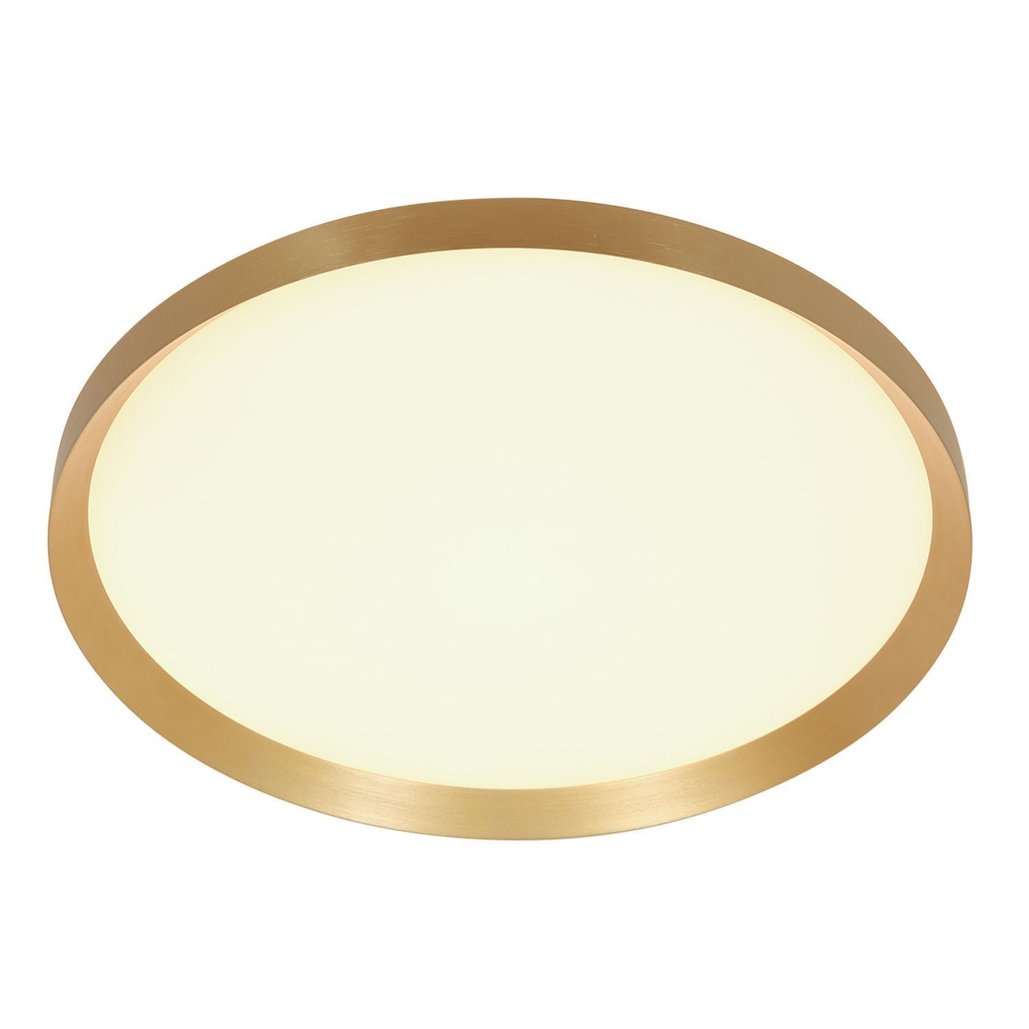 Plafonnier rond à LED or blanc 2700 K Ø50 cm