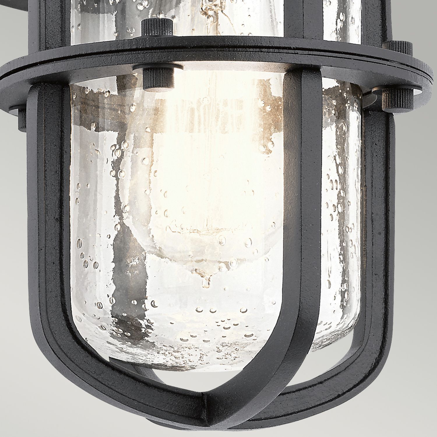 Lampe d'extérieur IP44 noir E27 Maritim Wand LERA