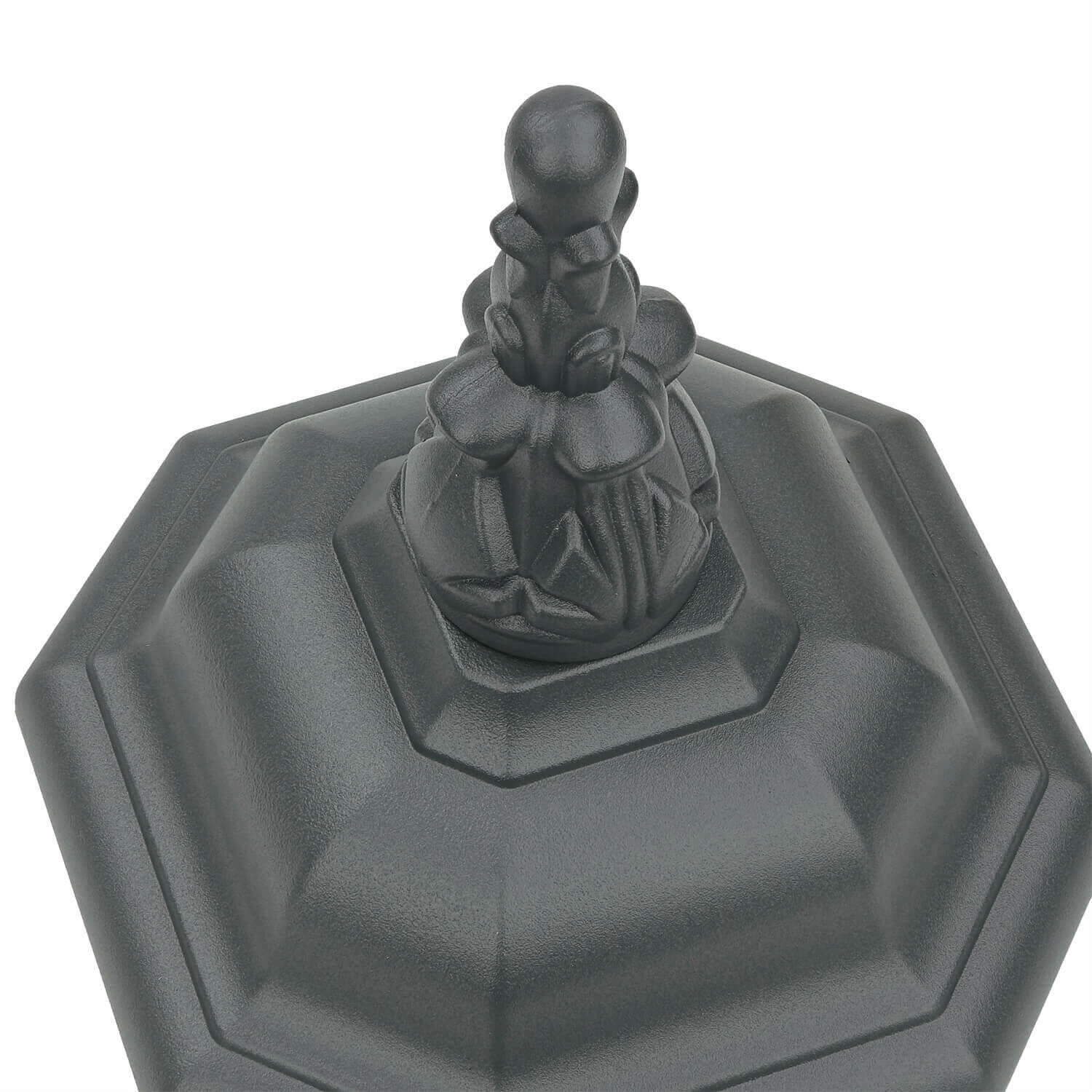 Lampe d'extérieur Rustikal E27 Gris Verre Alu H : 54 cm IP23 Lampe d'extérieur Rustikal E27 Gris Verre Alu H : 54 cm IP23