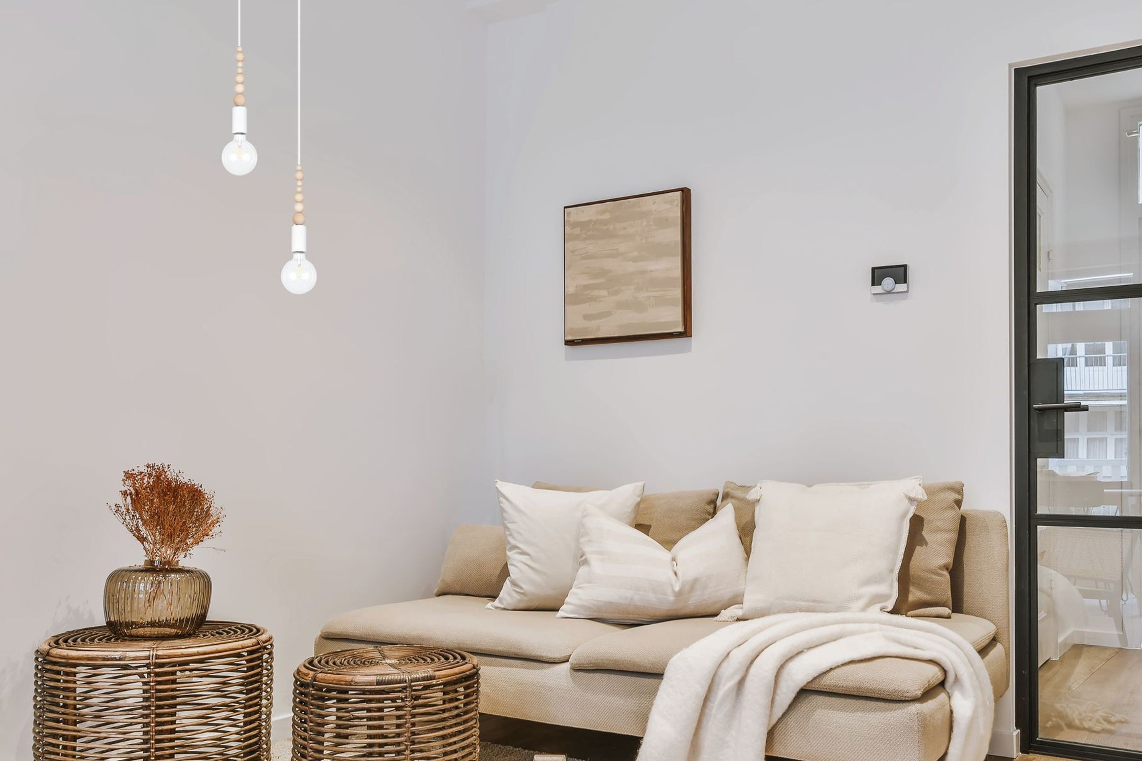 Dekoration für Zuhause, Kissen, Wohnzimmer, Pflanze, Couch