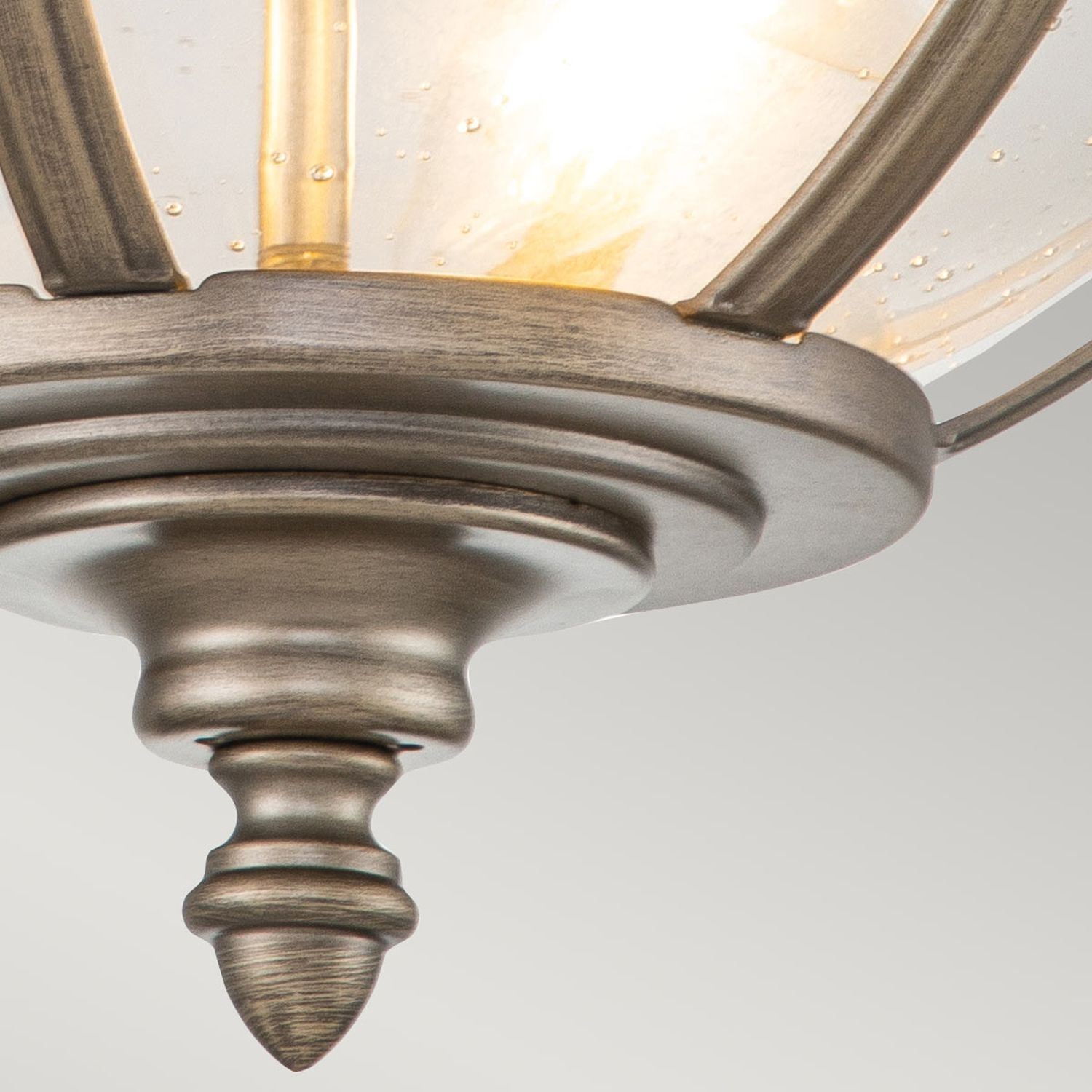 Lampe d'extérieur plafond rond L : 30,5 cm 3x E14 IP44 Vintage