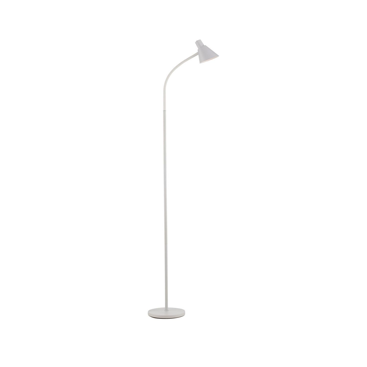 Lampadaire LED blanc métal 150 cm 4 W 3000 K flexible