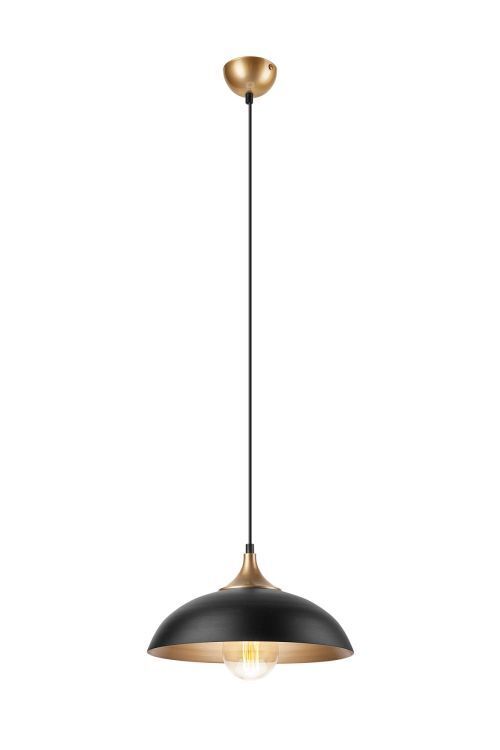 Suspension EIRELA en noir or rétro