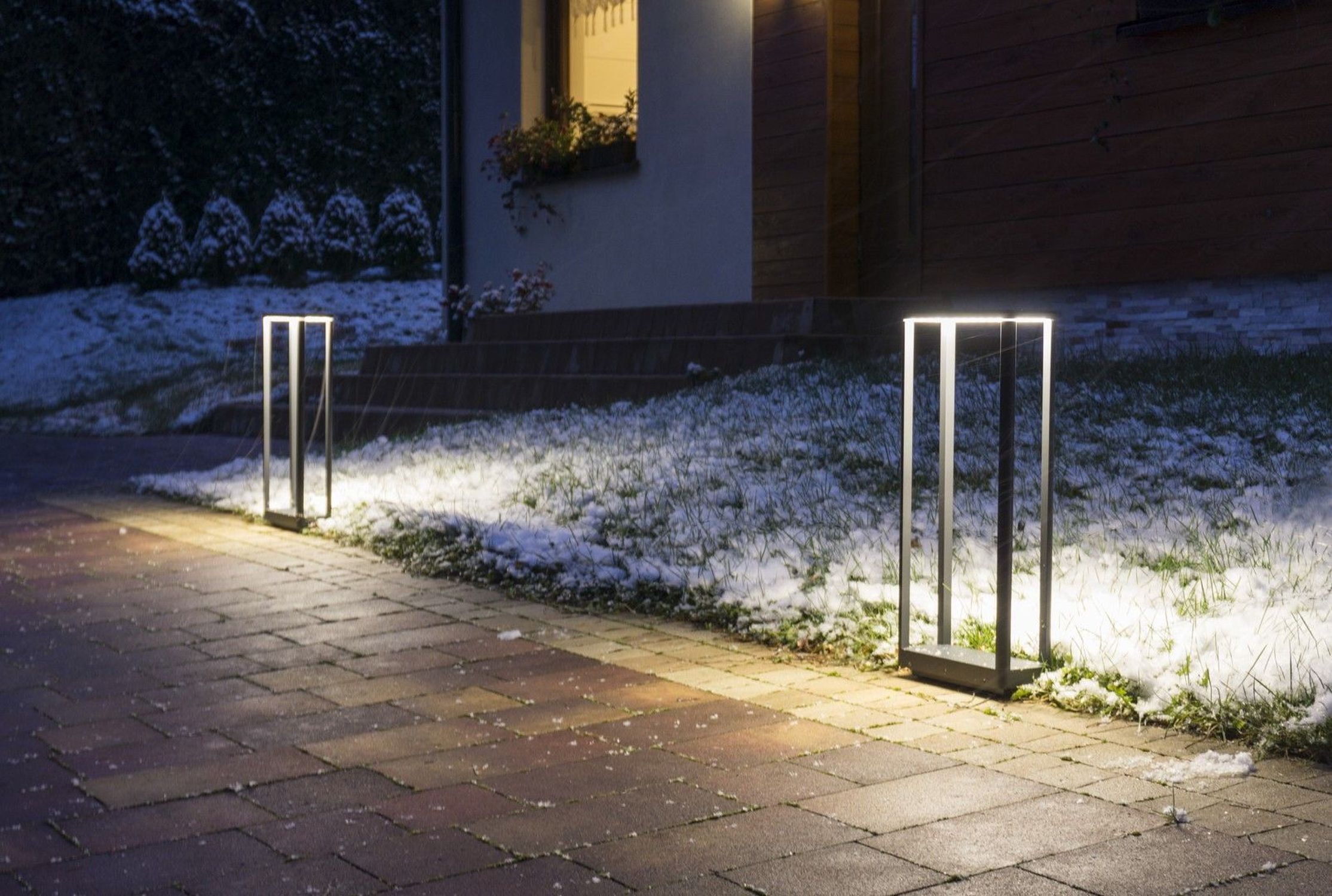 Dekorative LED Stehlampe Aluminium IP65 50 cm 9 W Außen Natur, Draußen, Wetter, Pfad