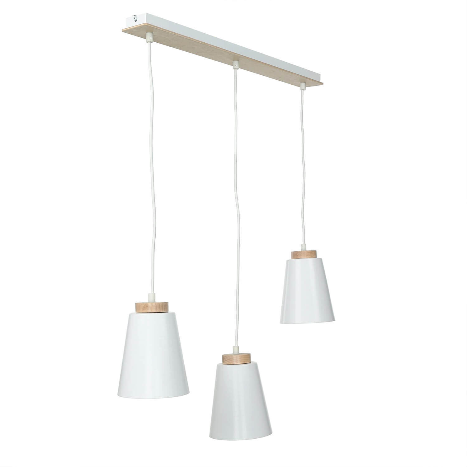 Suspension blanche Nordic Design ROGER