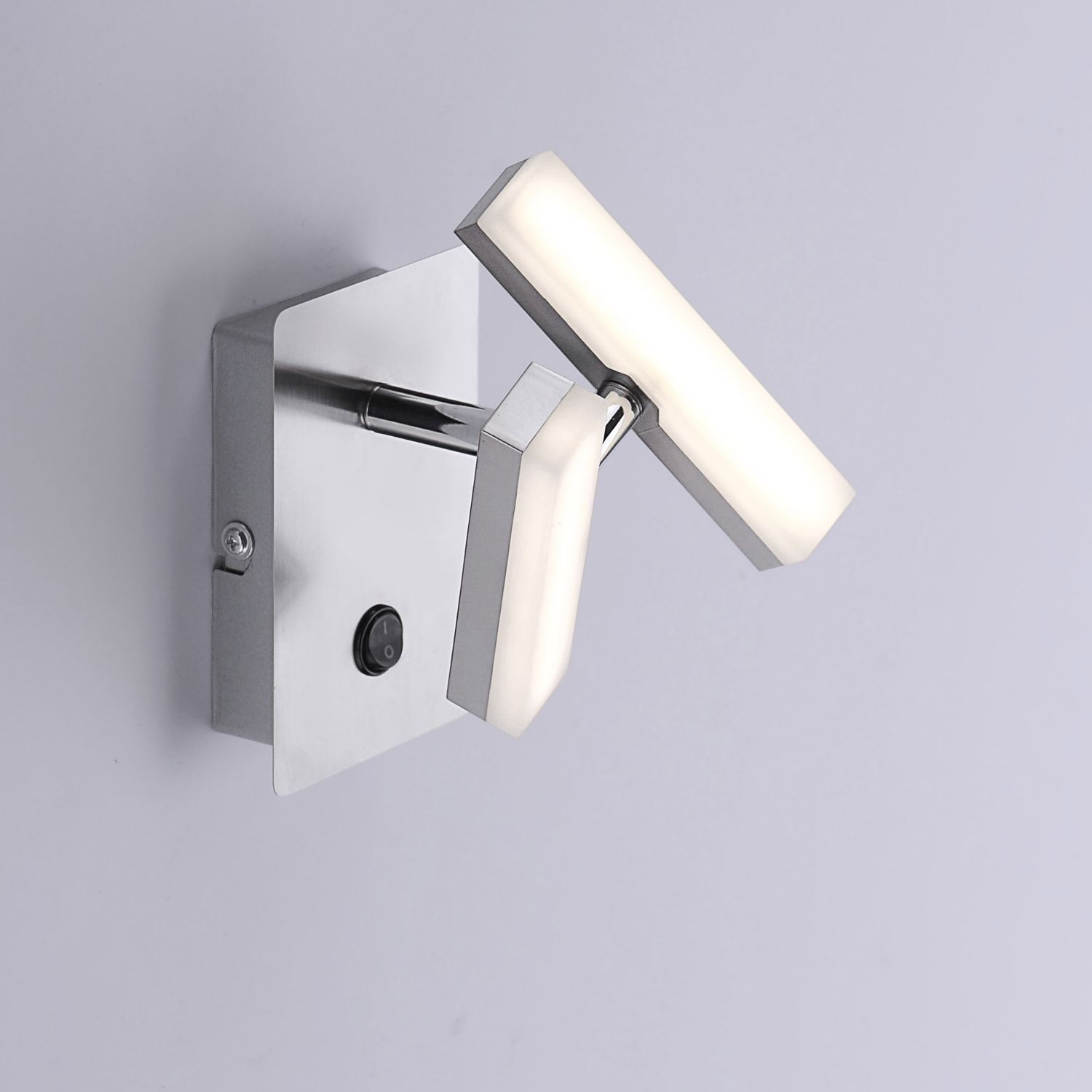 Spot mural LED en acier métal mobile 225 lm interrupteur Elektrisches Gerät, Schalter