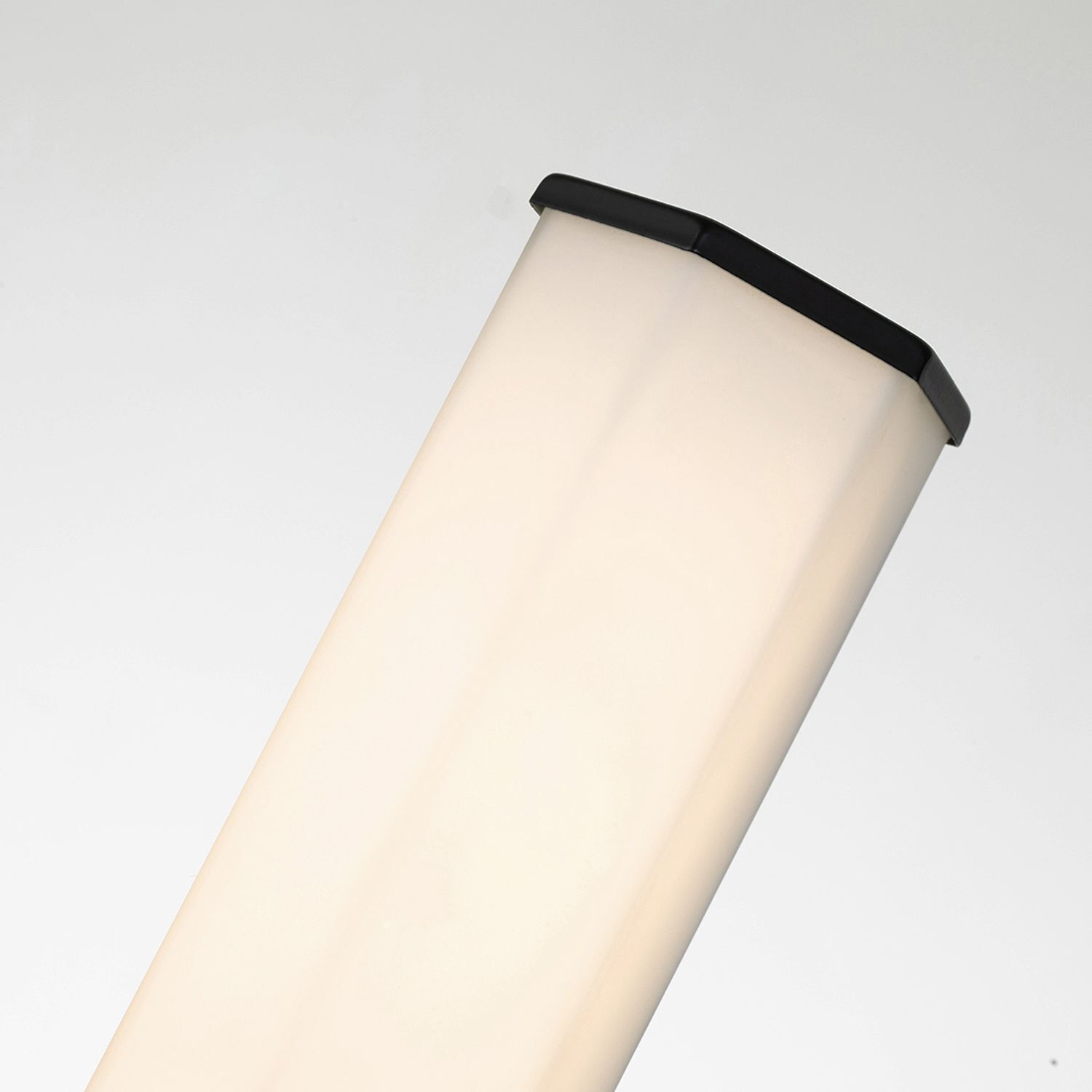 Lampe de salle de bain LED métal verre H : 35,6 cm IP44 anti-éblouissement JORAN