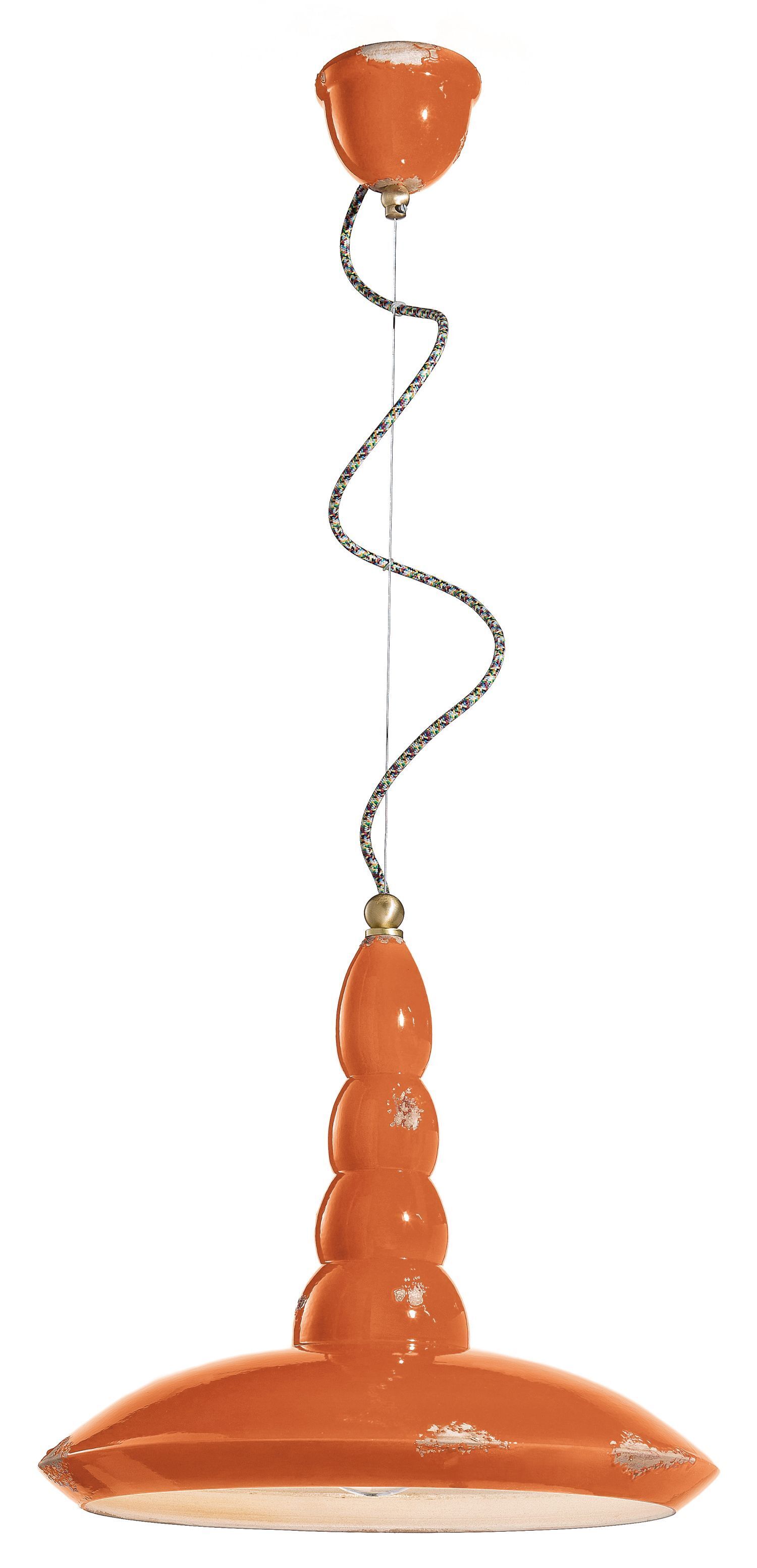 Lampe à suspendre céramique E27 ronde D : 40 cm H : max. 137 cm