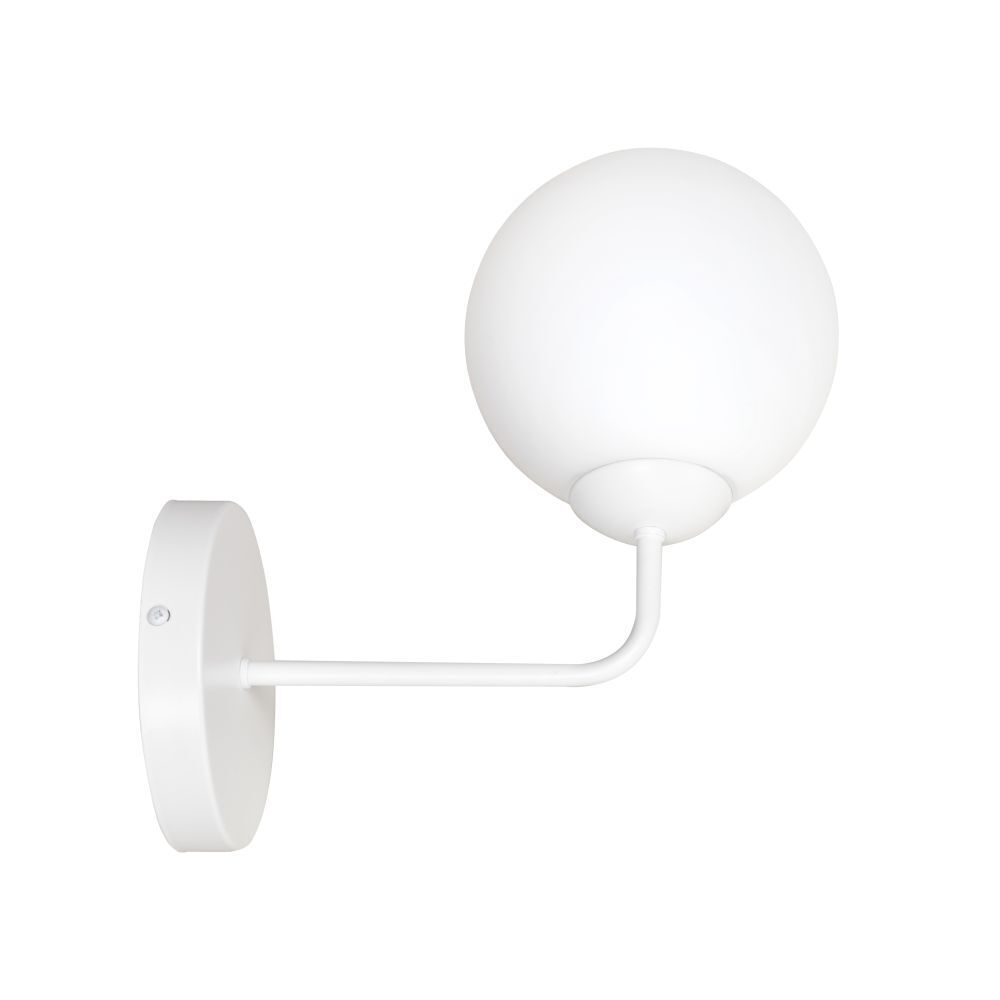 Applique blanche Moderne Verre Boule E14 SENARA Salon Lampe