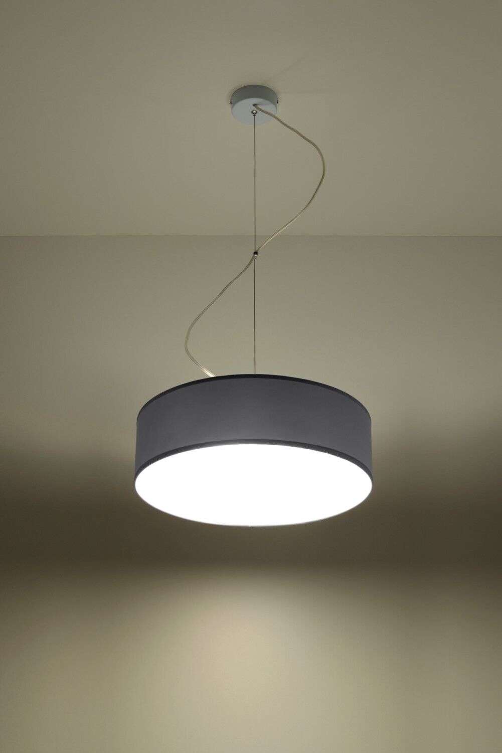 Suspension ronde moderne Lampe à suspendre E27 ATIS