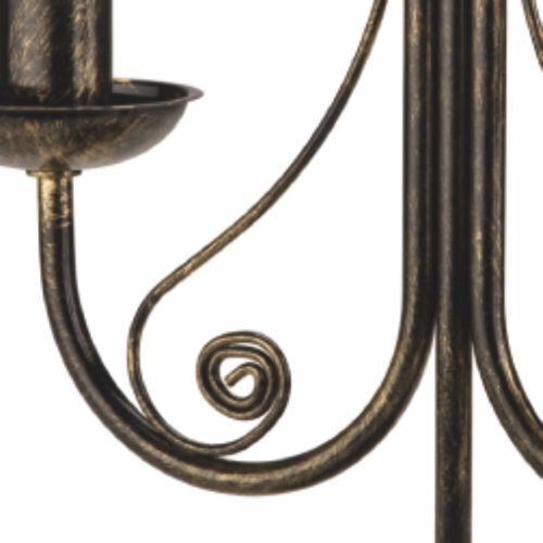 Lampe de table Métal Noir Rustique H:36cm Antique