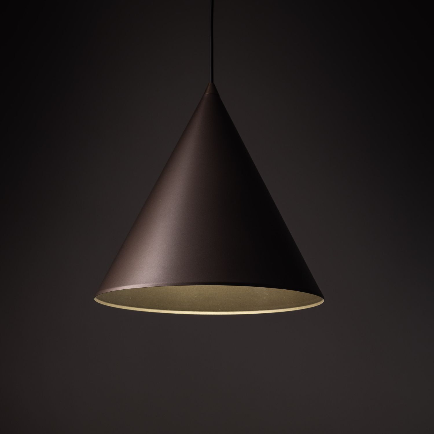 Lampe à suspendre métal Ø 32 cm Abat-jour conique E27 Design rétro Lampe, Lampenschirm, Beleuchtung