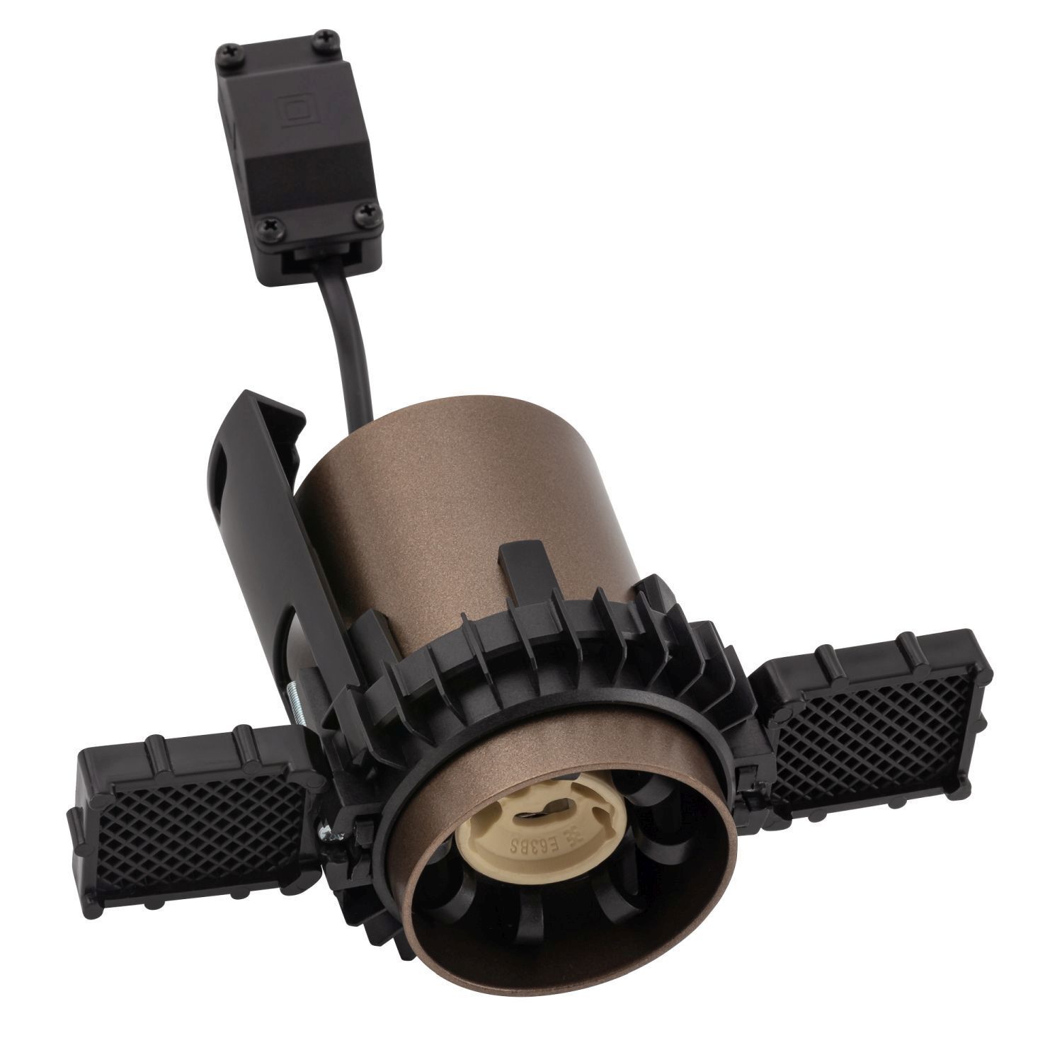 Spot encastré métal accentué Ø5,5 cm GU10 chocolat Beleuchtung, Adapter, Elektronik