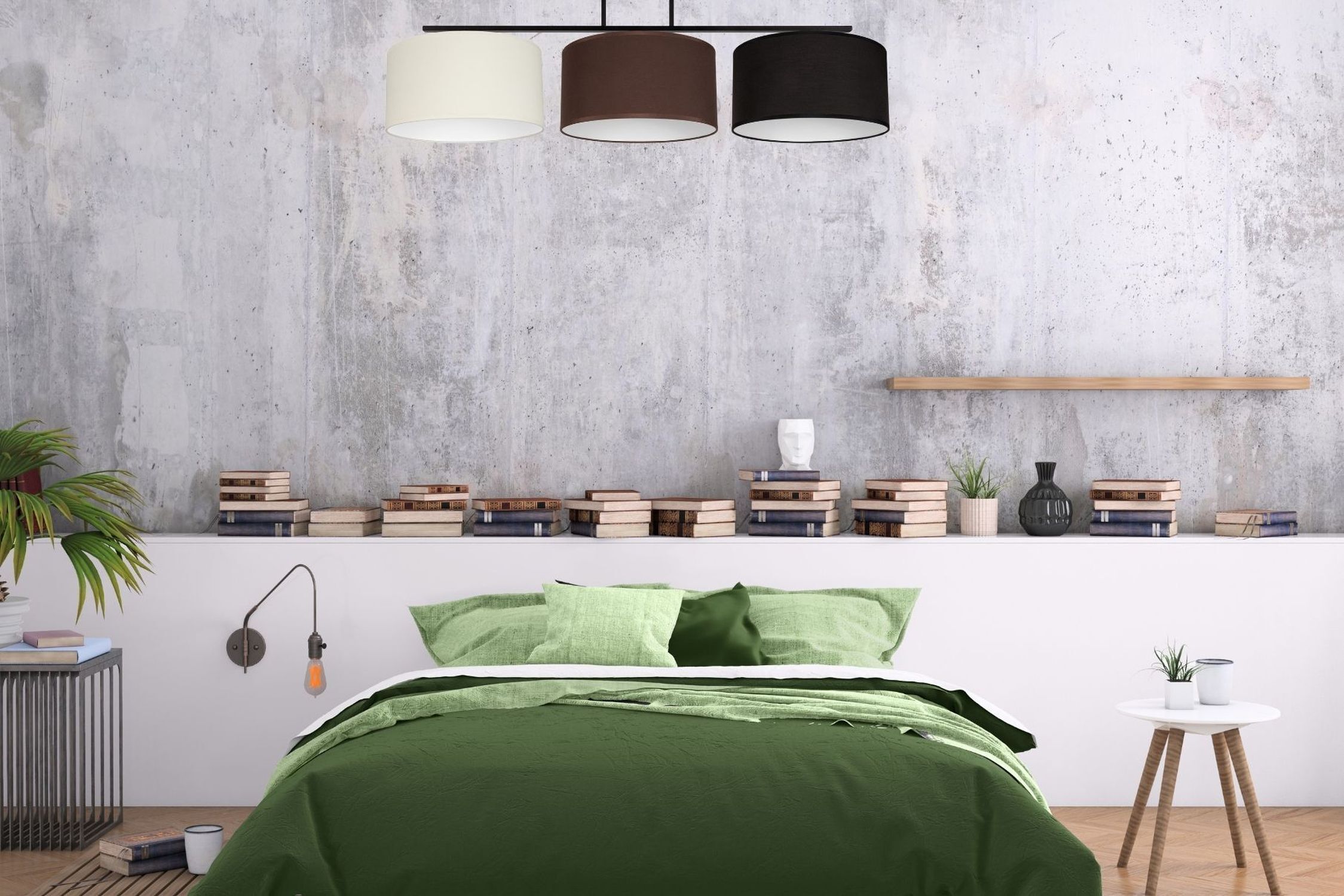 Innenarchitektur, Pflanze, Dekoration für Zuhause, Mobiliar, Bett