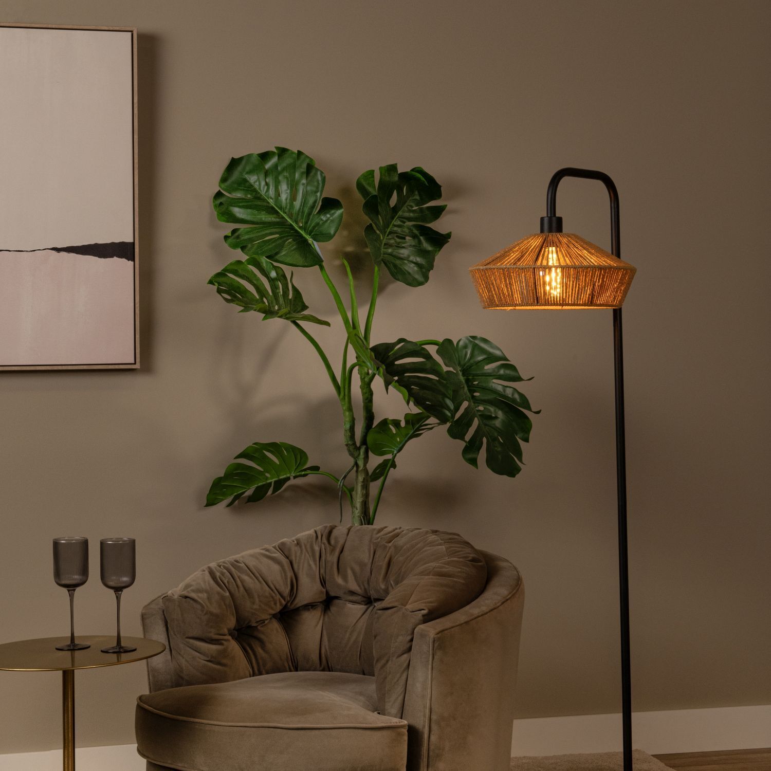 Stehleuchte Papierschirm E27 150 cm modern edel Lampe, Stehlampe, Stuhl, Mobiliar