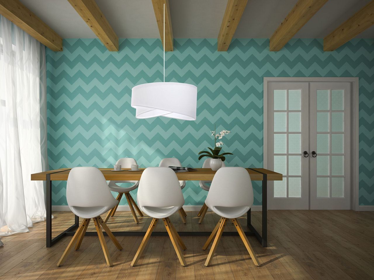 Innenarchitektur, Esszimmer, Esstisch, Tisch, Stuhl