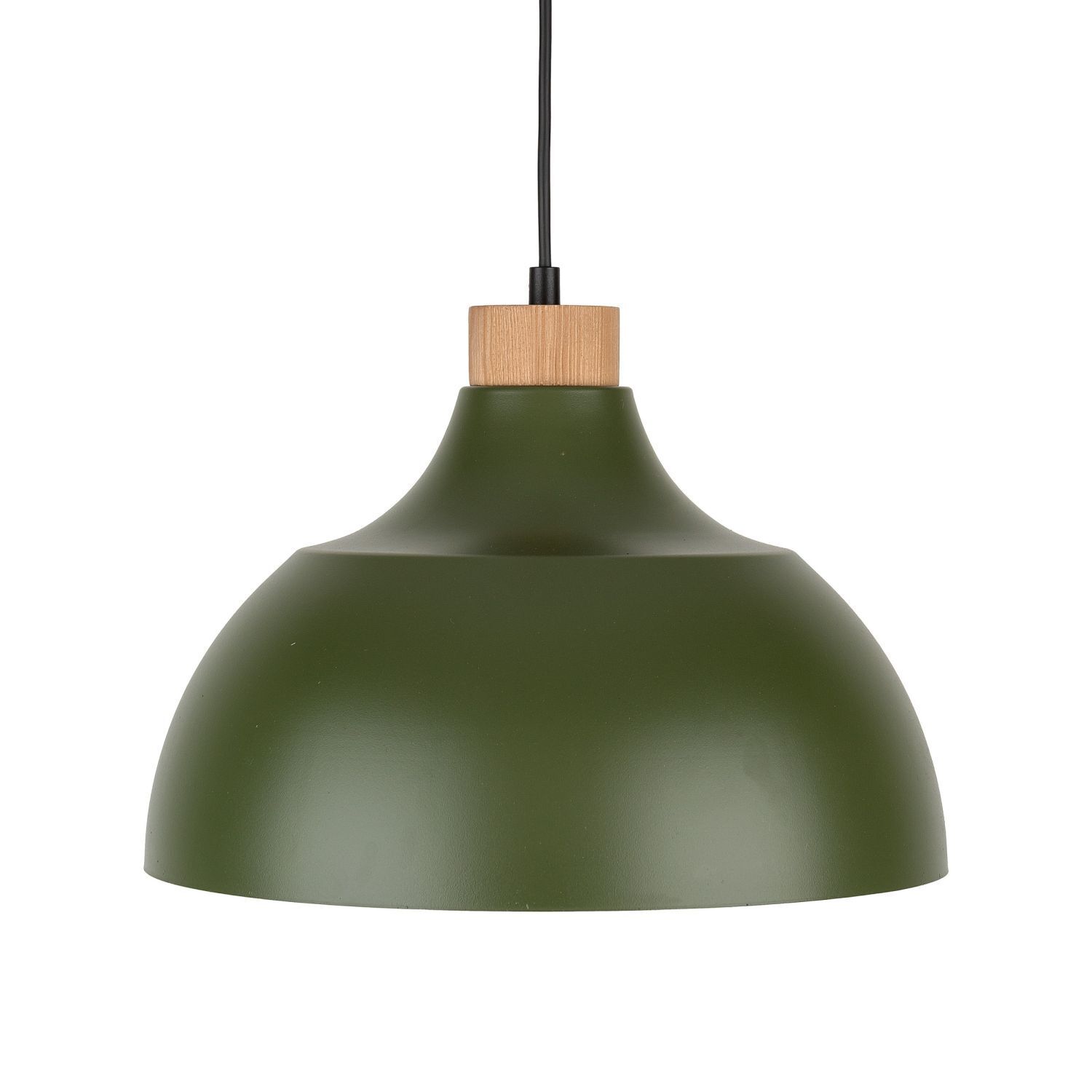 Suspension Métal Vert Rétro Ø 34 cm réglable E27