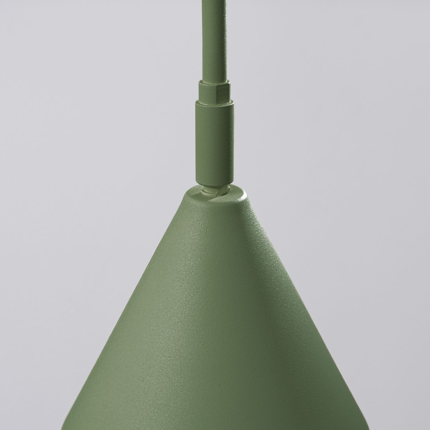 grün, Lampenschirm, Pendel, Eisenoptik, Kegel