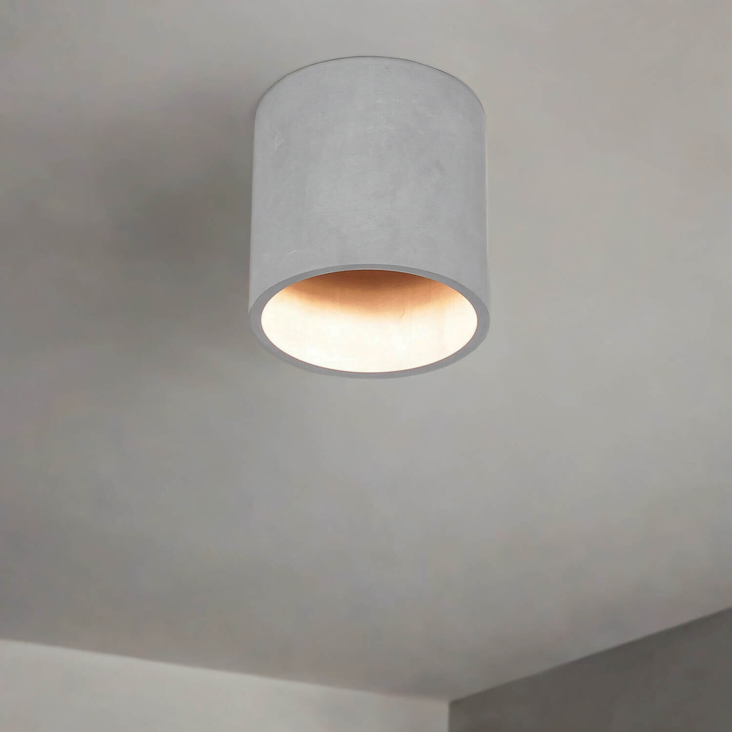 Aufbaustrahler Beton Shy Deckenleuchte, Lampe