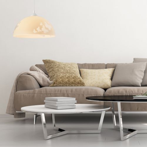 Couch, Tabelle, Kaffeetisch, Kissen, Dekoration für Zuhause