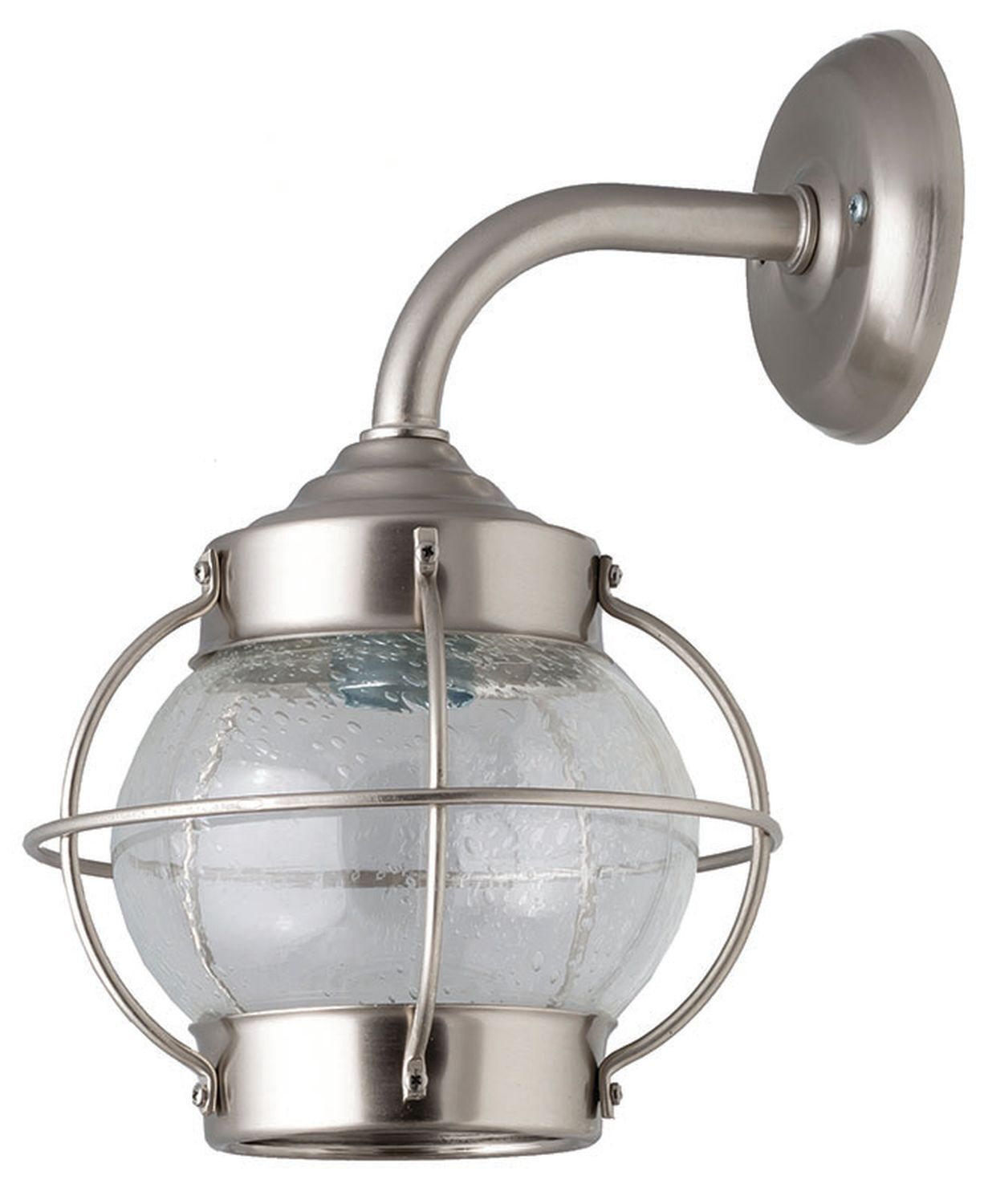 Lampe extérieure laiton verre en nickel cour maison mur