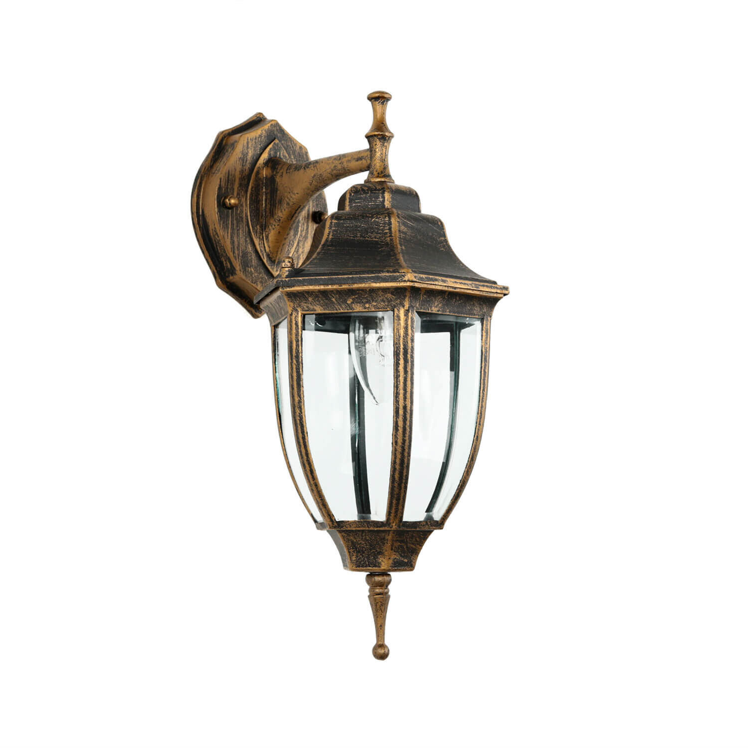 Lampe d'extérieur rustique noire cuivre LYON