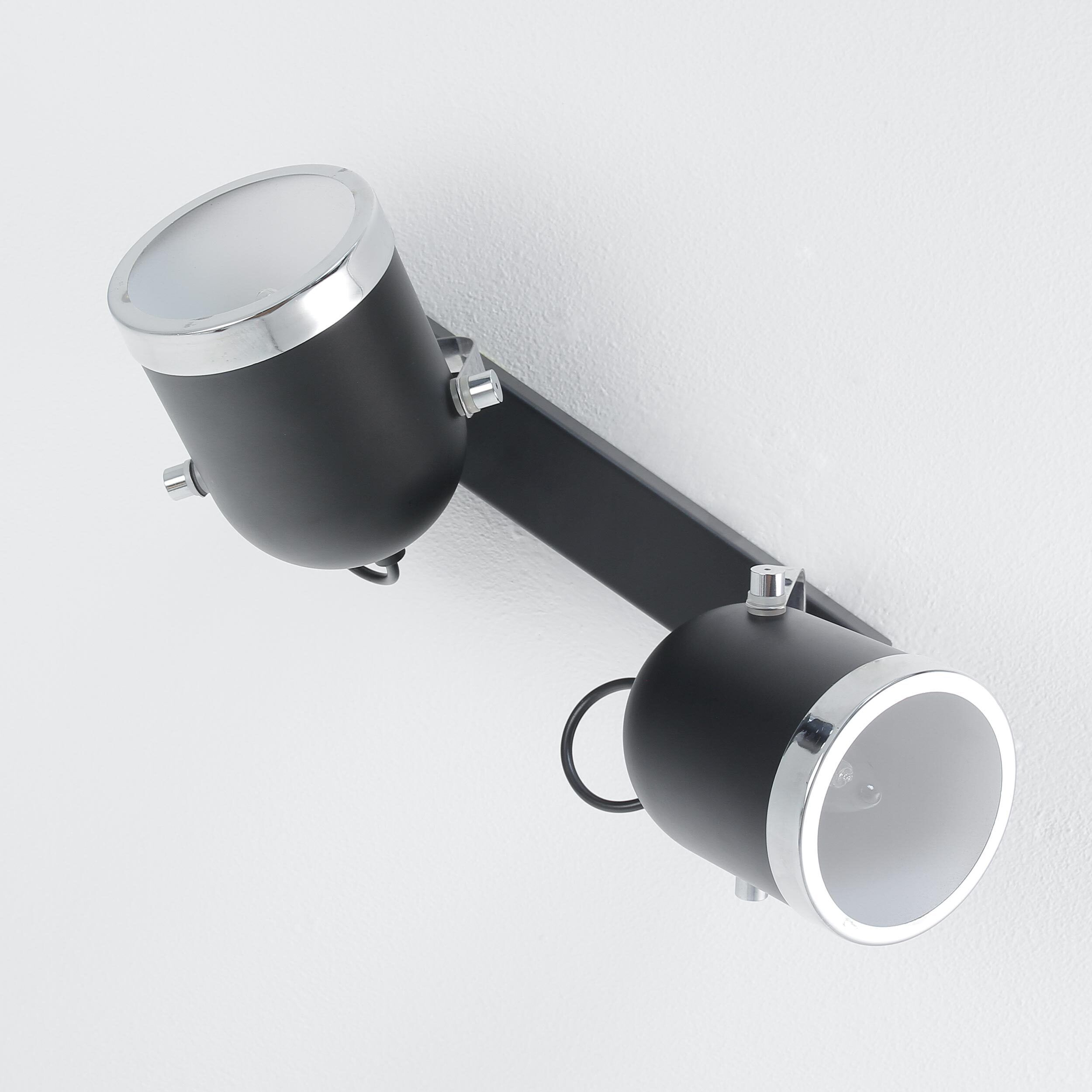 Spot NEO en noir 2-flmg Beleuchtung