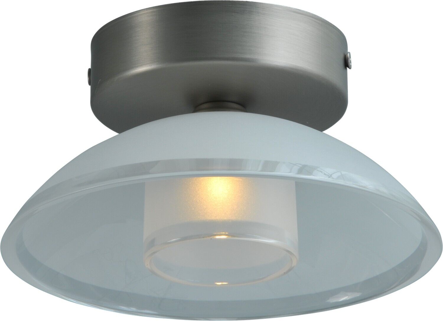 Plafonnier LED MELANI en nickel mat